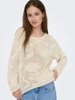 Clearance ONLSEASIDE Striktrøje Dame Strik & Cardigans