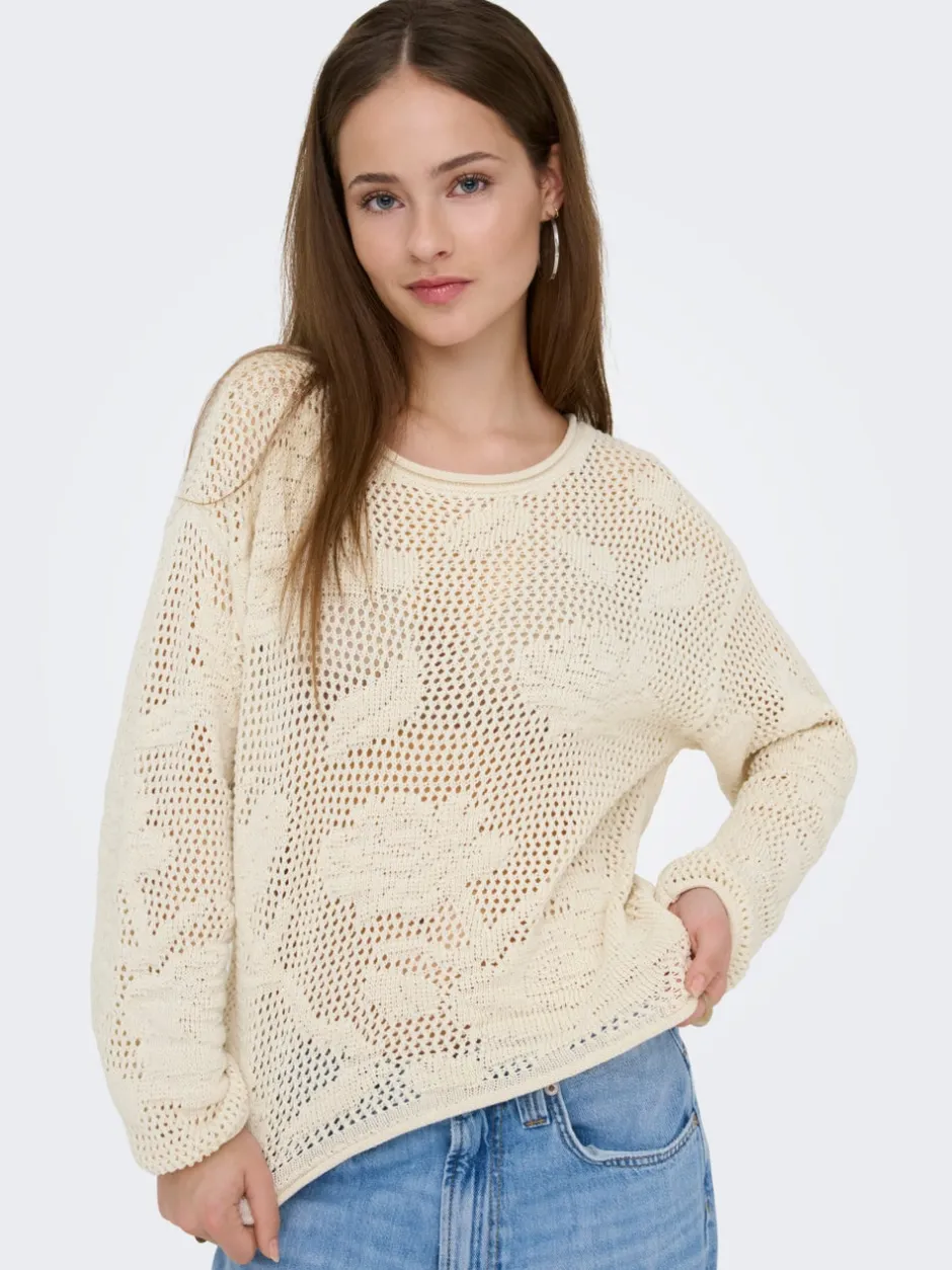 Clearance ONLSEASIDE Striktrøje Dame Strik & Cardigans