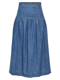 ONLSEVIGNY Denim-nederdel Lang nederdel Dame Nederdele