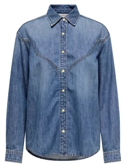 New ONLSEVIGNY Denim-skjorte Dame Skjorter