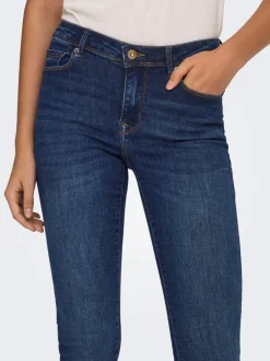 Outlet ONLSHAPE Mellemhøj talje Skinny fit Jeans Dame Jeans|Jeans