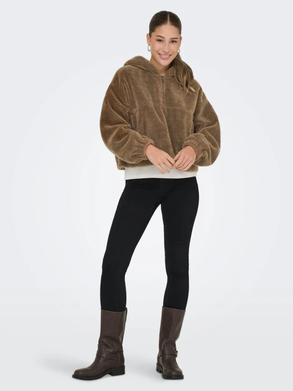 Clearance ONLSIENA Teddy-jakke Dame Jakker Og Frakker