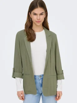 Discount ONLSIESTA Hør Blazer Dame Blazere & Veste