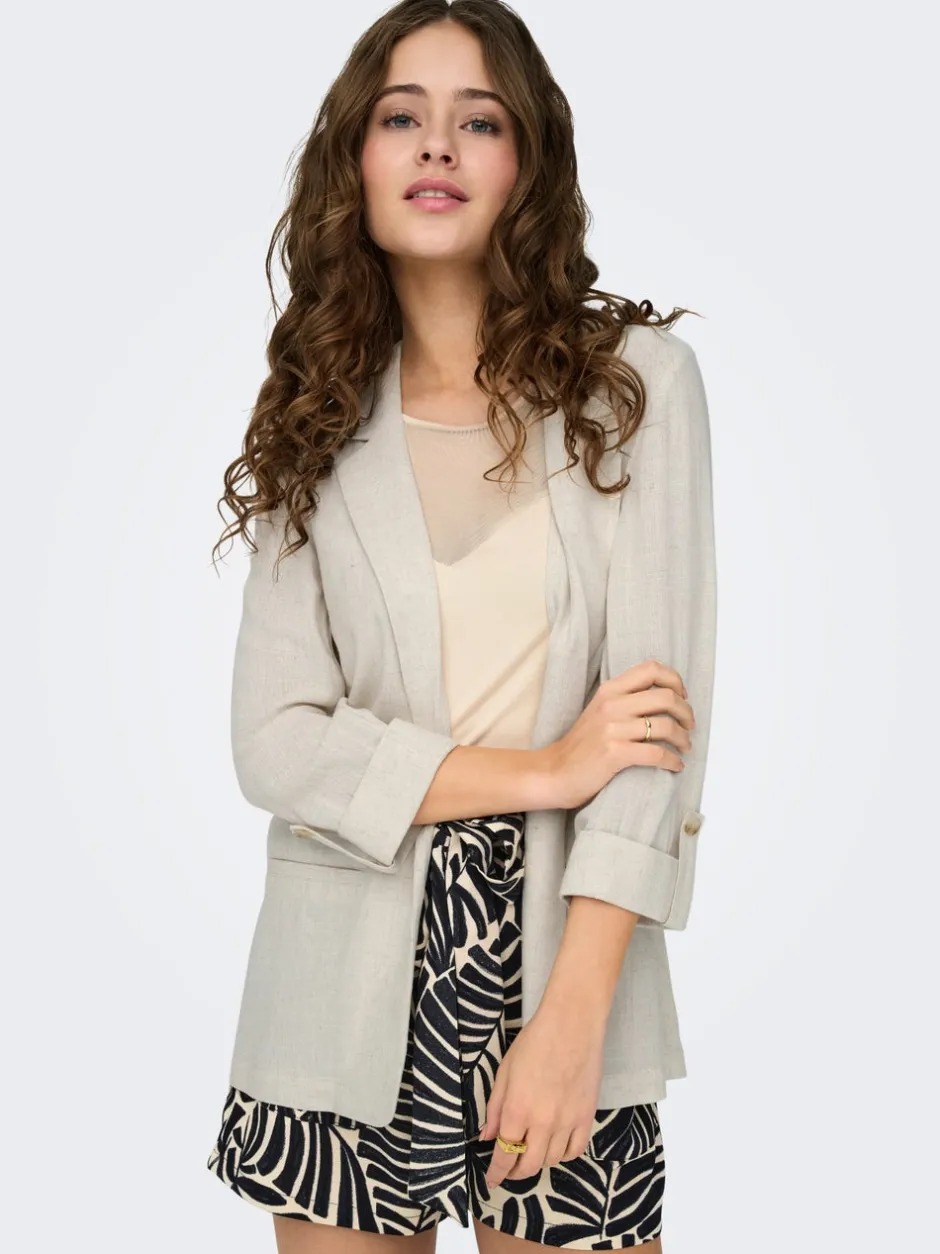 Sale ONLSIESTA Hør Blazer Dame Blazere & Veste