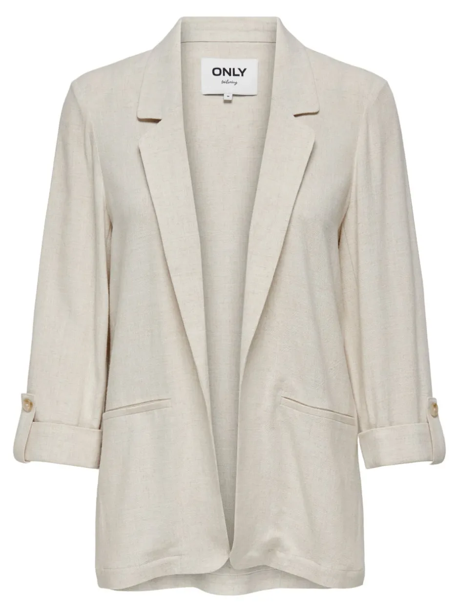 Sale ONLSIESTA Hør Blazer Dame Blazere & Veste
