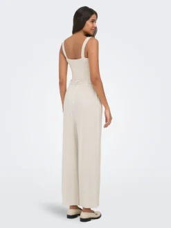 New ONLSIESTA Hør Jumpsuit Dame Jumpsuits