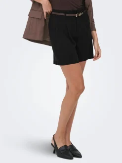 Best ONLSIESTA Regular fit Hør Shorts Dame Shorts