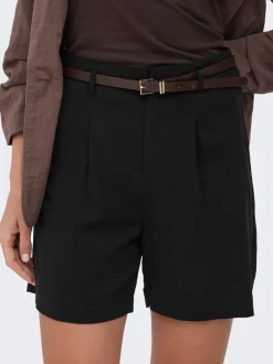 Best ONLSIESTA Regular fit Hør Shorts Dame Shorts