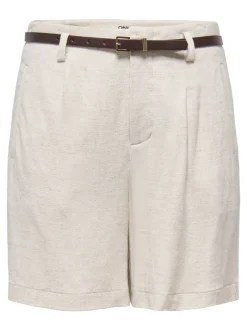 Hot ONLSIESTA Regular fit Hør Shorts Dame Shorts