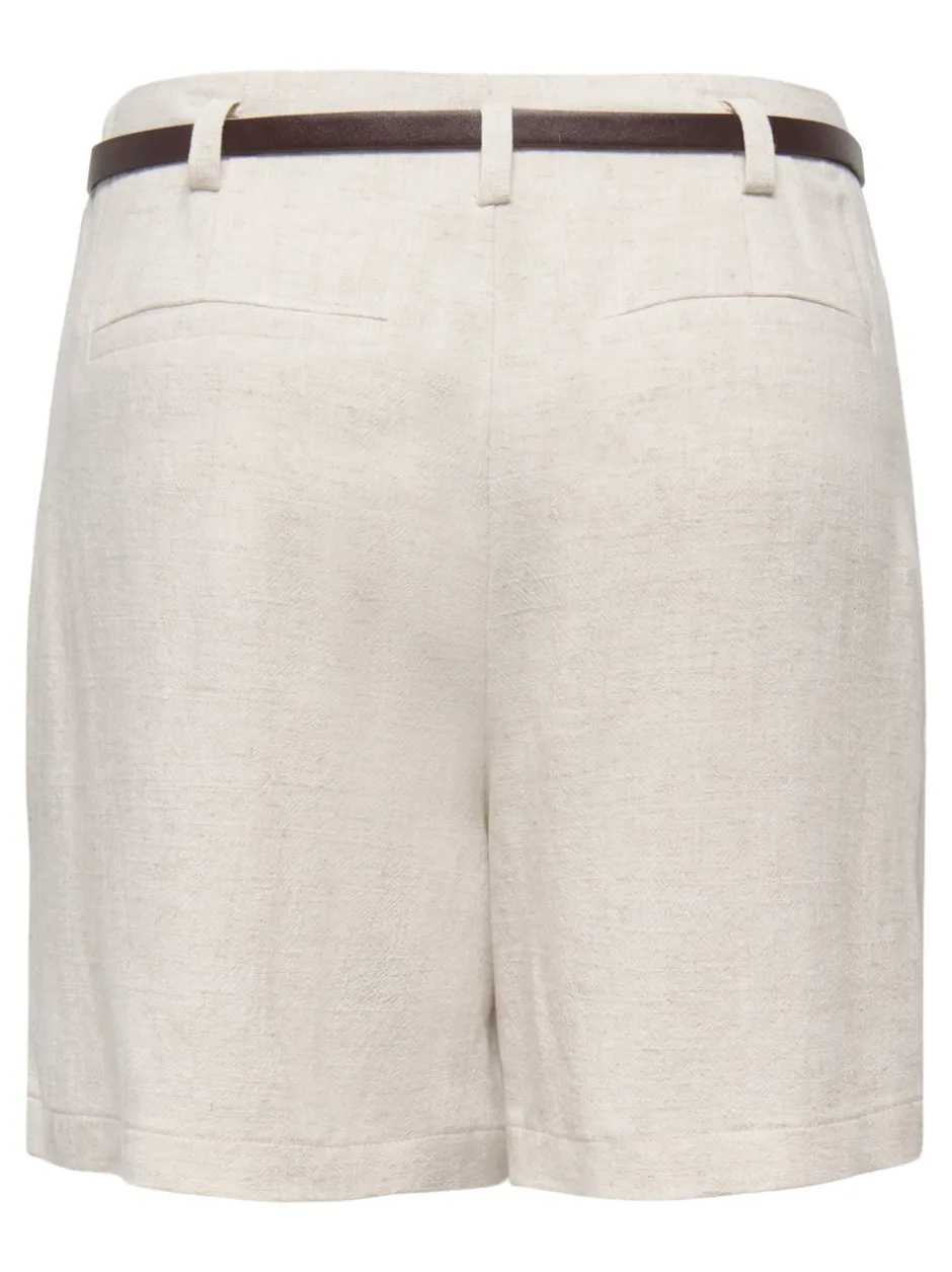 Hot ONLSIESTA Regular fit Hør Shorts Dame Shorts