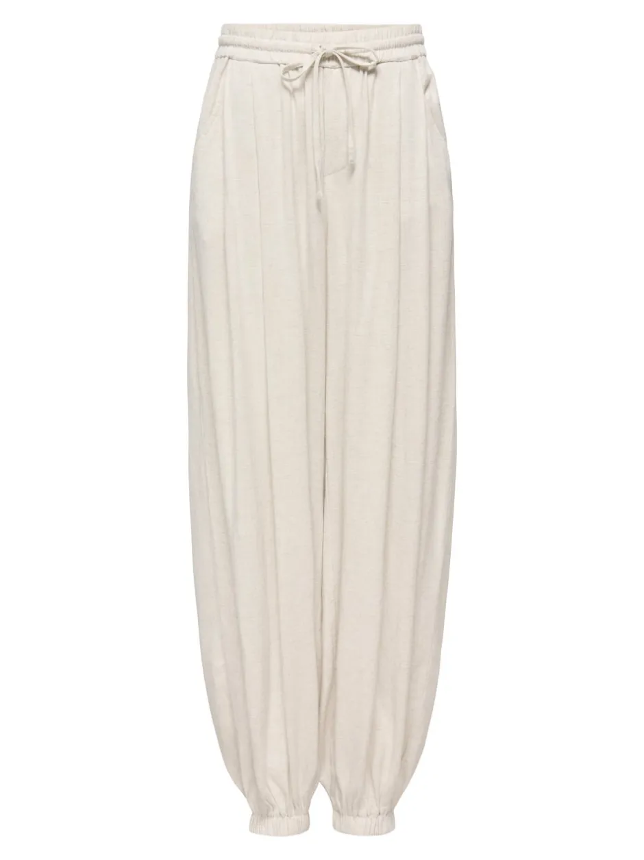 ONLSIESTA Wide leg fit Hør Bukser i wide fit Dame Bukser