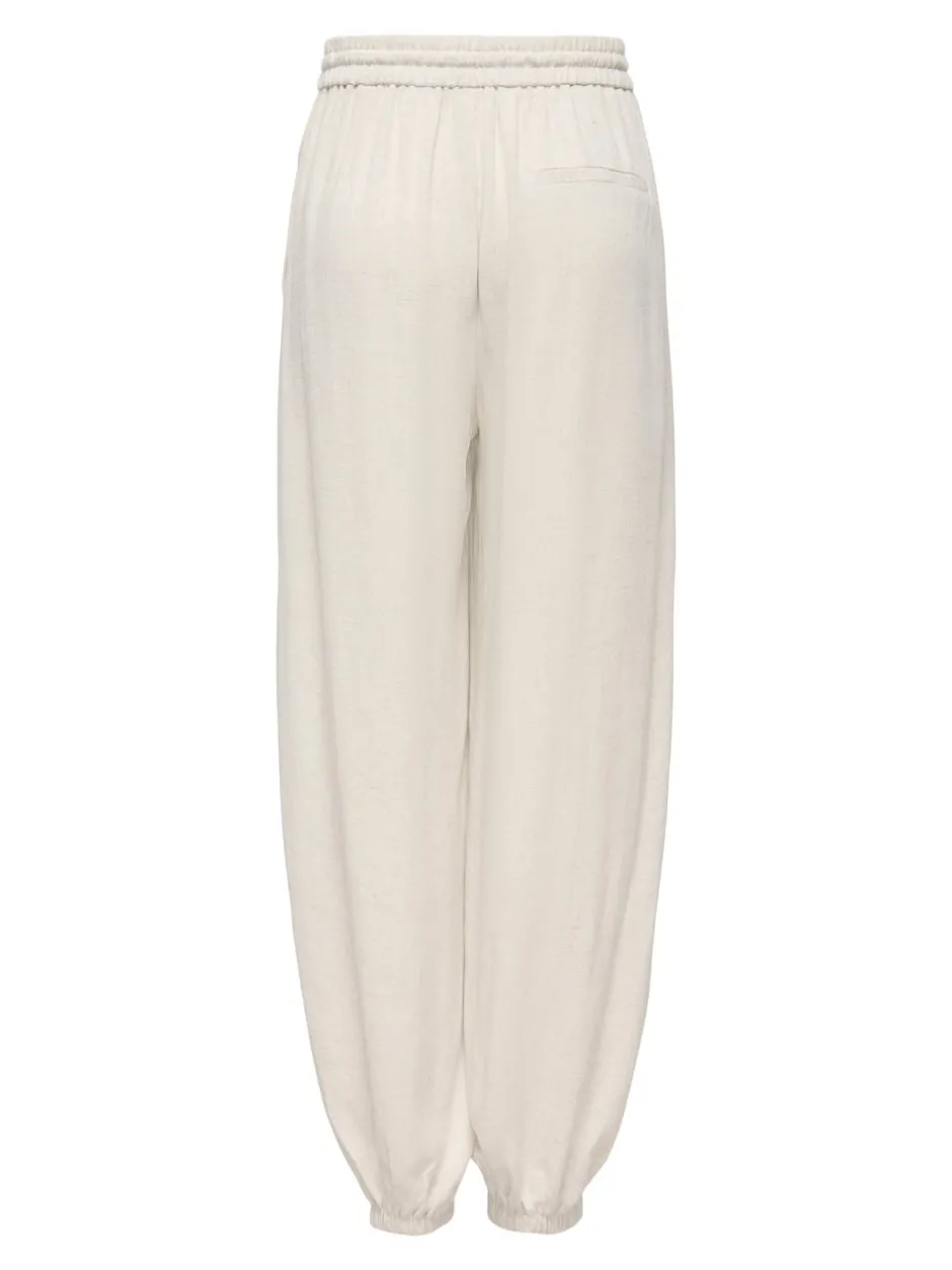 ONLSIESTA Wide leg fit Hør Bukser i wide fit Dame Bukser