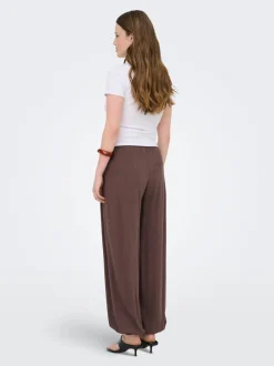 Discount ONLSIESTA Wide leg fit Hør Bukser i wide fit Dame Bukser