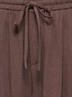 Discount ONLSIESTA Wide leg fit Hør Bukser i wide fit Dame Bukser