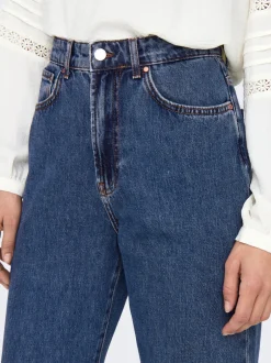 Outlet ONLSILJE Høj talje Straight fit Jeans Dame Jeans|Jeans