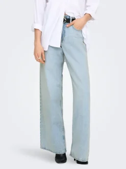 New ONLSILKY Høj talje Wide leg fit Jeans Dame Jeans|Jeans