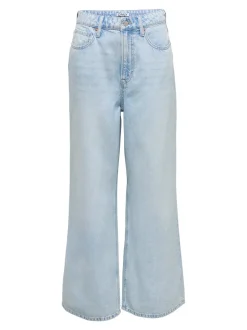 New ONLSILKY Høj talje Wide leg fit Jeans Dame Jeans|Jeans