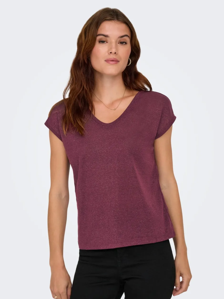 ONLSILVERY Top Dame Toppe