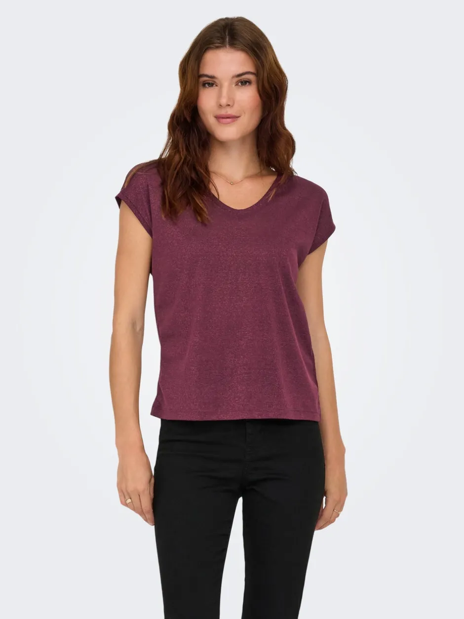 ONLSILVERY Top Dame Toppe