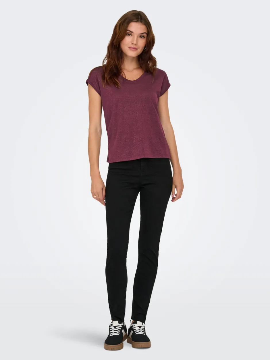 ONLSILVERY Top Dame Toppe
