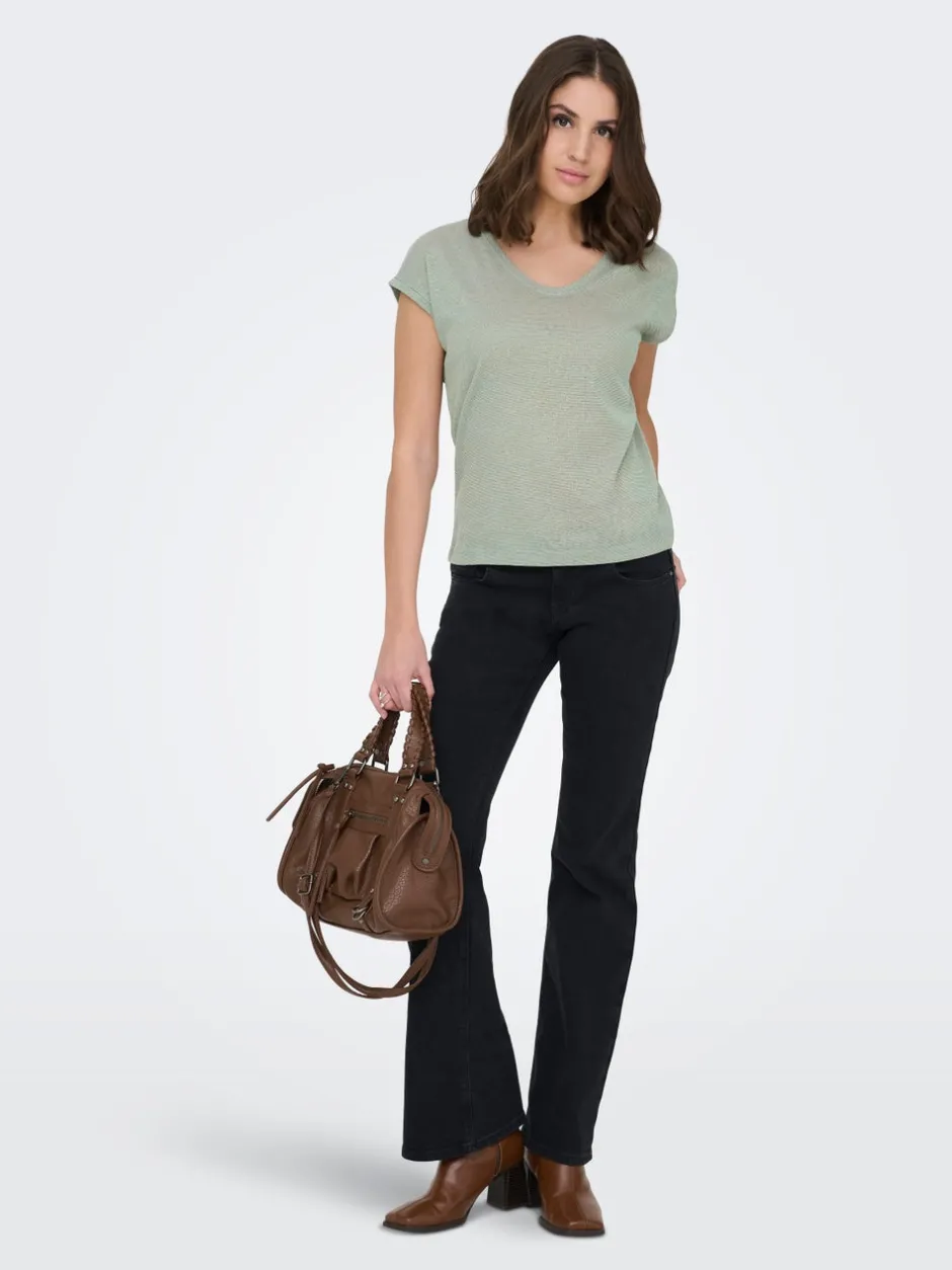 Outlet ONLSILVERY Top Dame Toppe