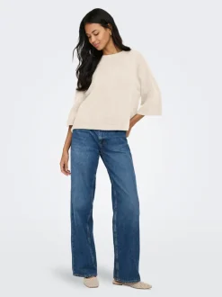 Outlet ONLSIMONI Striktrøje Dame Strik & Cardigans