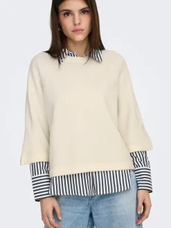 Outlet ONLSIMONI Striktrøje Dame Strik & Cardigans