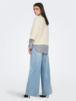 Outlet ONLSIMONI Striktrøje Dame Strik & Cardigans