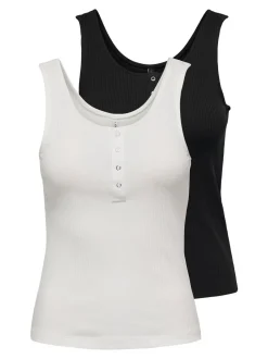 Discount ONLSIMPLE 2-pack Top Dame Toppe