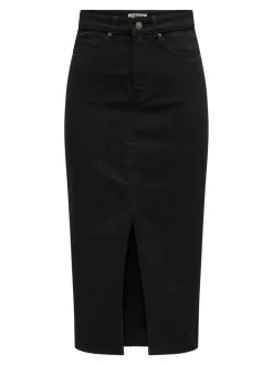 Discount ONLSIRI Denim Denim-nederdel Midinederdel Dame Nederdele|Denimnederdele