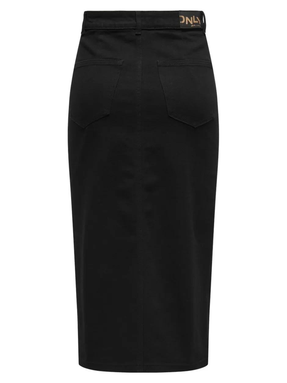 Discount ONLSIRI Denim Denim-nederdel Midinederdel Dame Nederdele|Denimnederdele