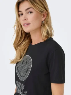 Clearance ONLSMILEY T-shirt Dame Toppe