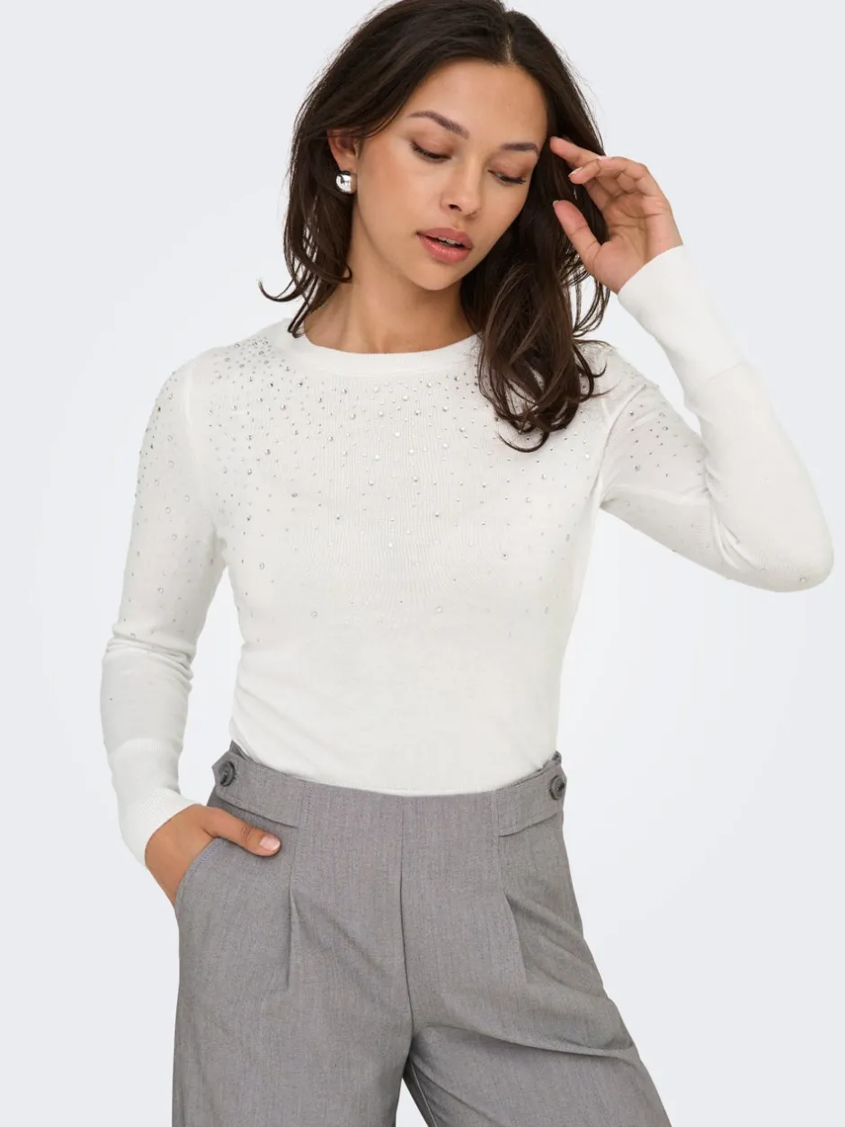 Hot ONLSOLITA Striktrøje Dame Strik & Cardigans