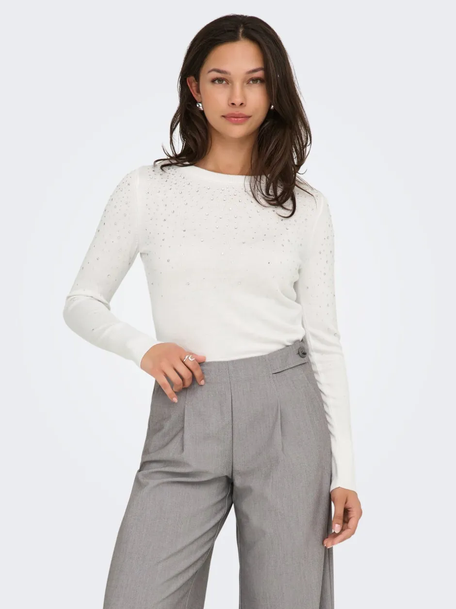 Hot ONLSOLITA Striktrøje Dame Strik & Cardigans