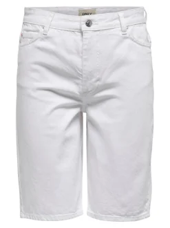 Outlet ONLSONNY Høj talje Regular fit Denim-shorts Dame Shorts|Double Denim