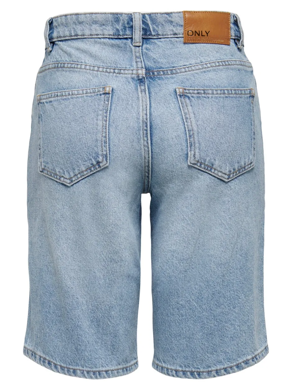 ONLSONNY Høj talje Regular fit Denim-shorts Dame Shorts|Double Denim