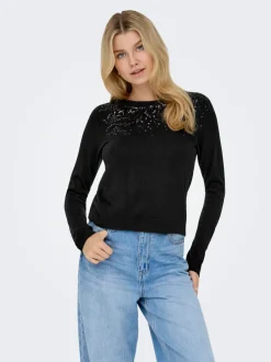 Discount ONLSTARRY Striktrøje Dame Strik & Cardigans