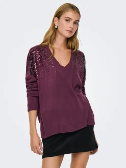 Hot ONLSTARRY Striktrøje Dame Strik & Cardigans