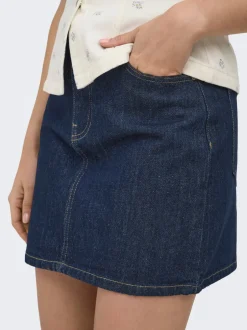 Best ONLSTELLA Denim Denim-nederdel Kort nederdel Dame Nederdele|Denimnederdele