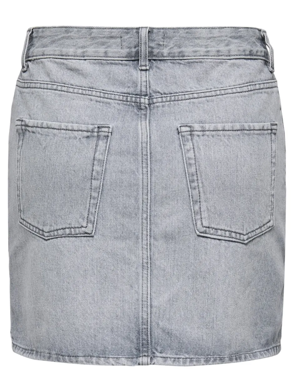 New ONLSTELLA Denim Denim-nederdel Kort nederdel Dame Nederdele|Denimnederdele