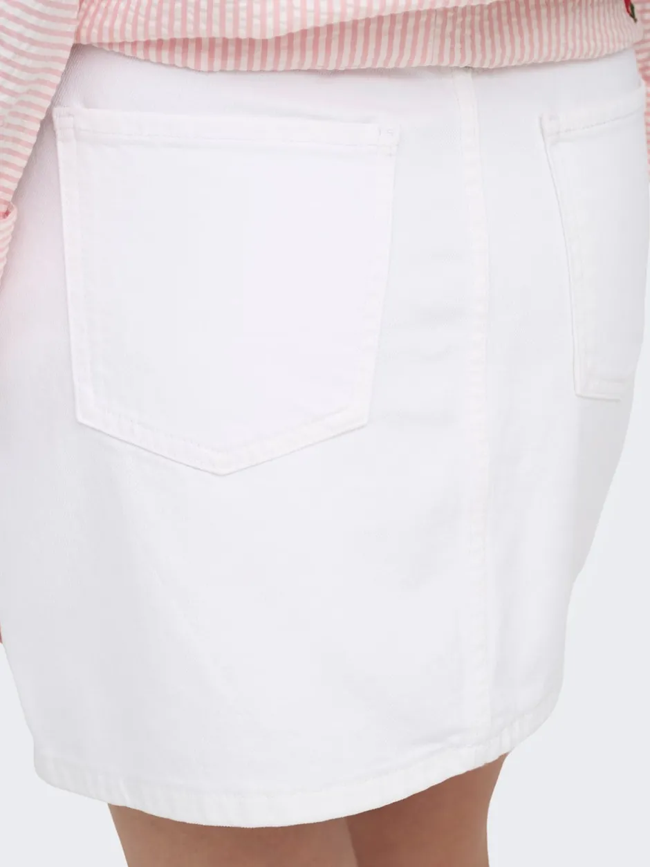 Best ONLSTELLA Denim Denim-nederdel Kort nederdel Dame Nederdele|Denimnederdele