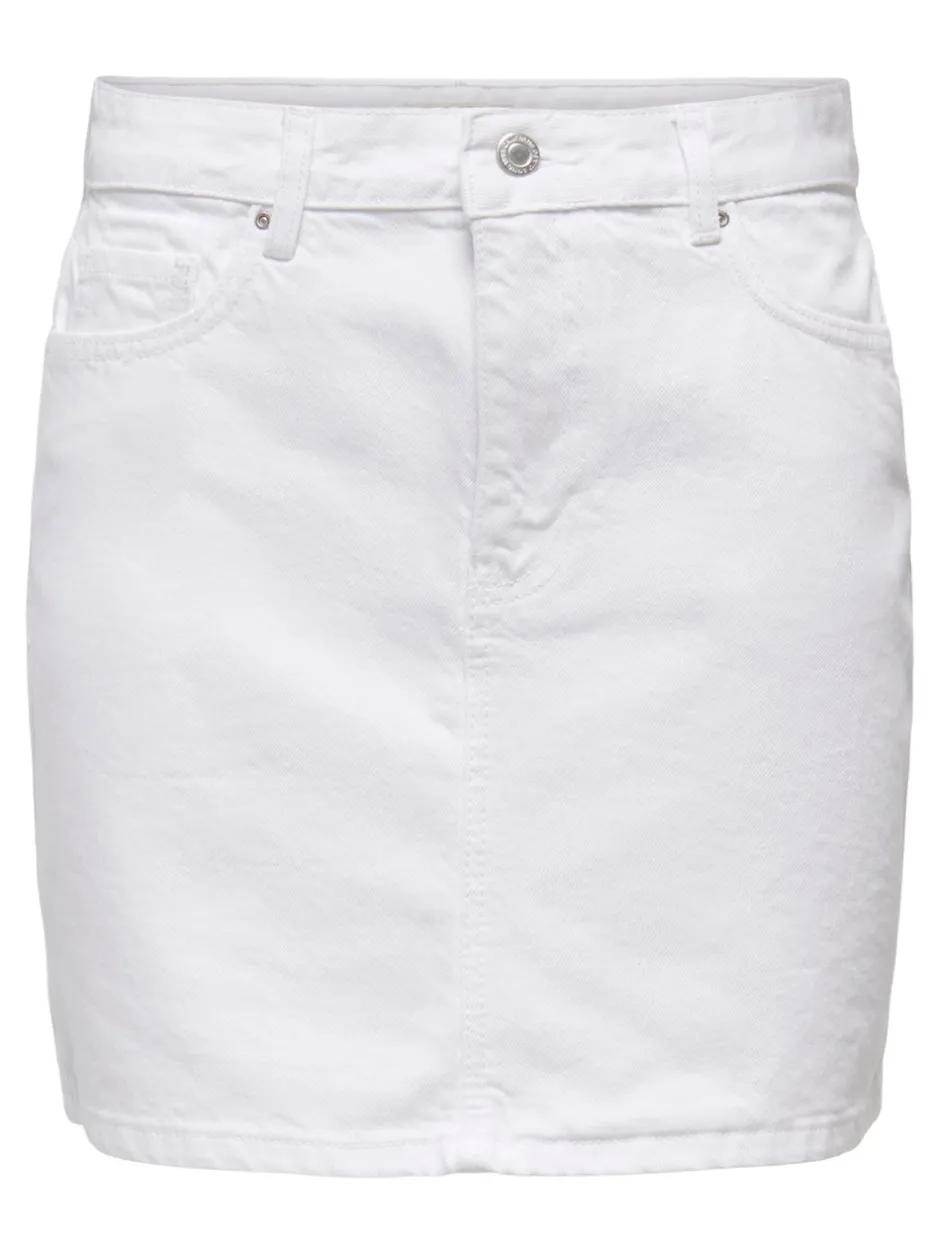 Best ONLSTELLA Denim Denim-nederdel Kort nederdel Dame Nederdele|Denimnederdele
