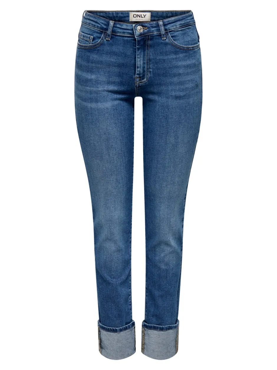 Outlet ONLSUI Mellemhøj talje Slim fit Jeans Dame Jeans|Jeans