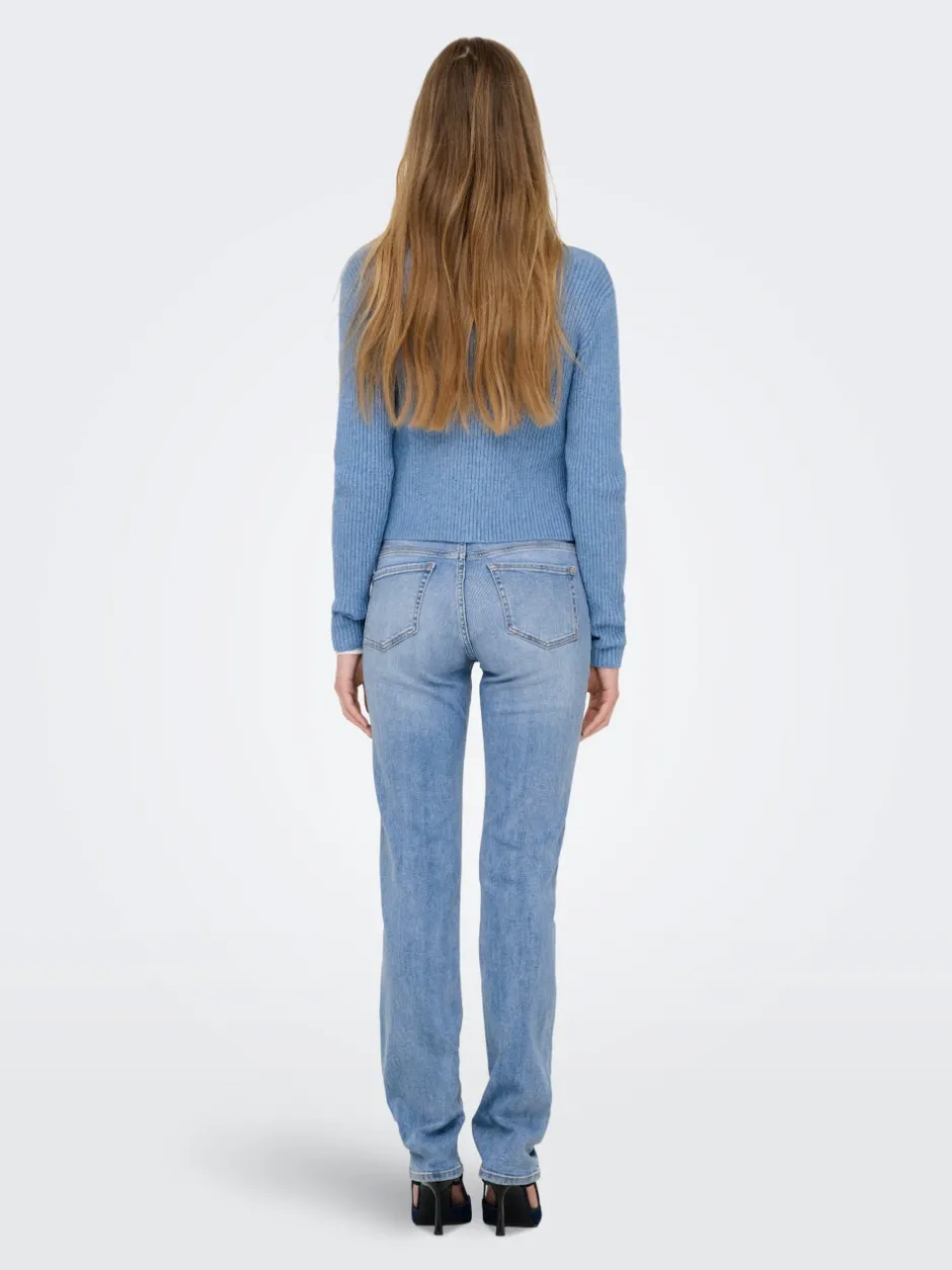 Clearance ONLSUI Mellemhøj talje Slim fit Jeans Dame Jeans|Jeans