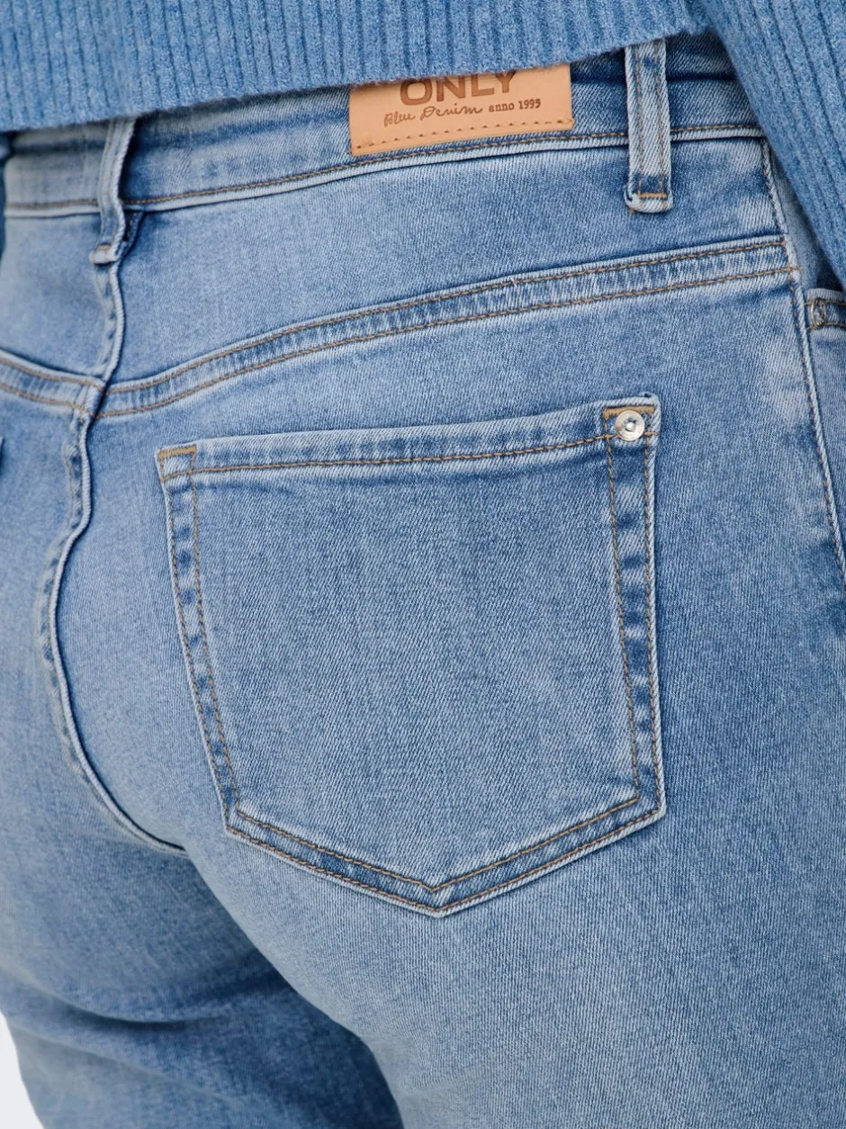 Clearance ONLSUI Mellemhøj talje Slim fit Jeans Dame Jeans|Jeans