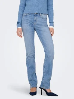 Clearance ONLSUI Mellemhøj talje Slim fit Jeans Dame Jeans|Jeans