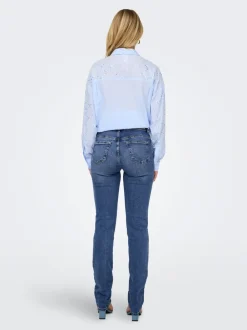 Clearance ONLSUI Mid rise Slim fit Jeans Dame Jeans|Jeans