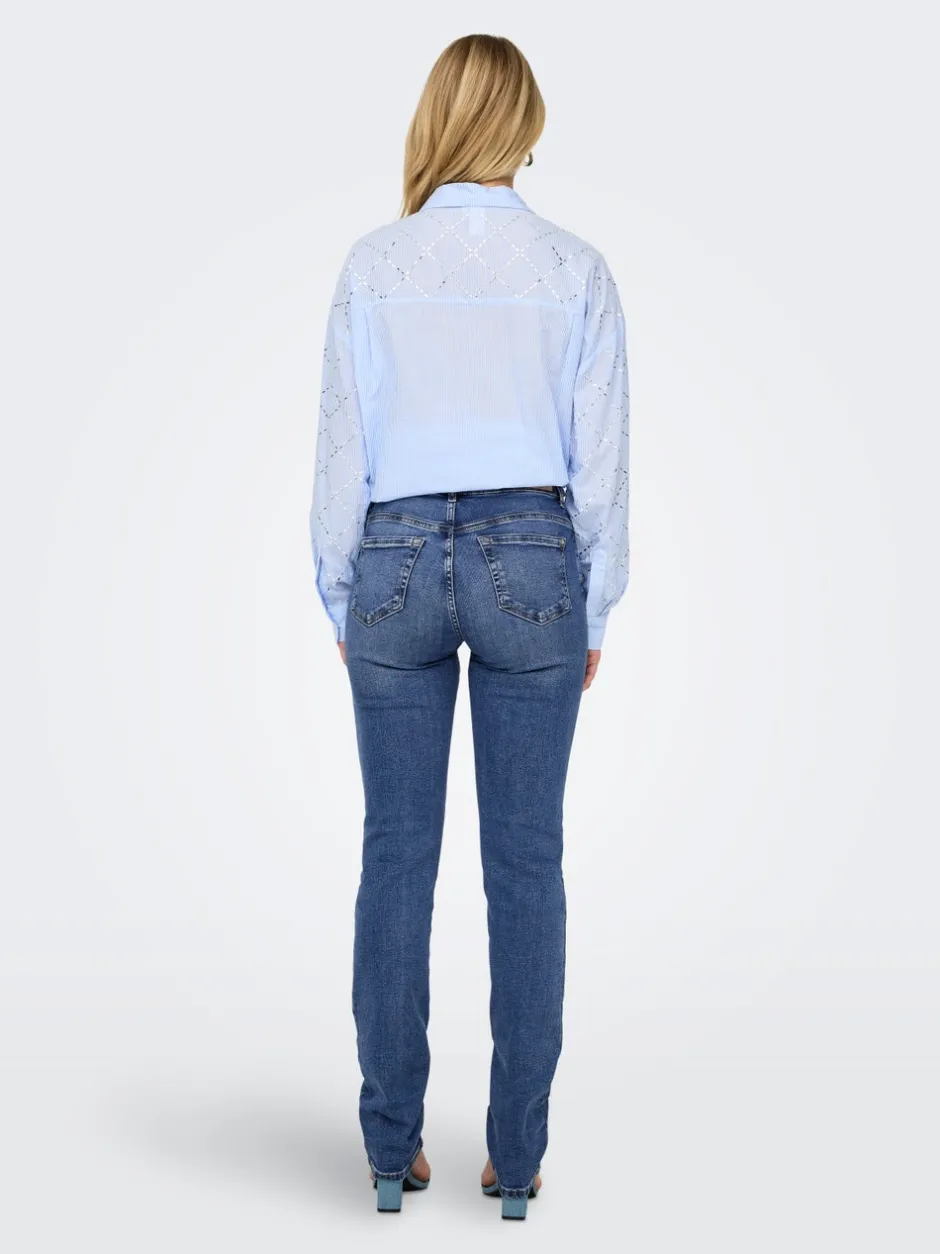 Clearance ONLSUI Mid rise Slim fit Jeans Dame Jeans|Jeans