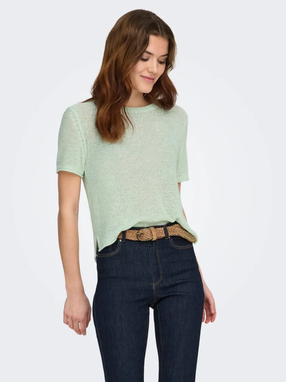 Hot ONLSUNNY Top Dame Strik & Cardigans|Toppe