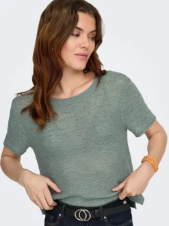Clearance ONLSUNNY Top Dame Strik & Cardigans|Toppe